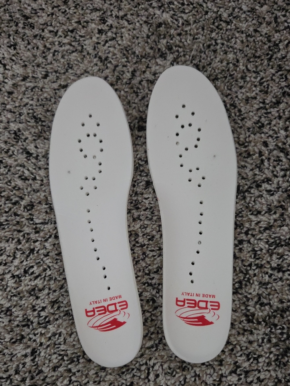 EDEA White Skate Insoles (240) New, no tag/bag